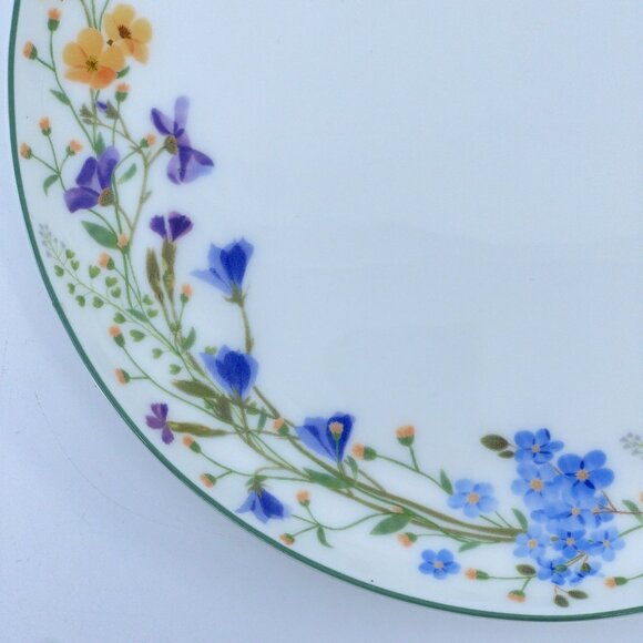 mikasa quinn house of turnowsky salad plates floral design 9 3/16" - Picture 5 of 8